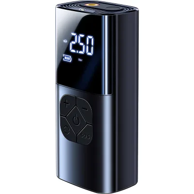 Multi-Functional 2-in-1 Tire Inflator Power Bank Combo Digital Display Car Inflation Pump Car Accessories