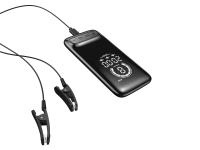Adjustable Intensity Ear Clip Relax Massager Rechargeable Microcurrent Soothing Massage Equipment Home Relax Tool