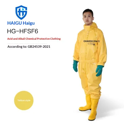HG HG-FHSF6 Protective Sulfur Hexafluoride Semi-Enclosed Lightweight External Chemical Protection Clothing