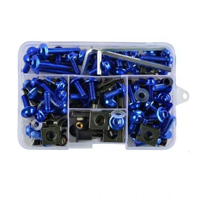 Colorful M5 M6 Windscreen Bolts Screw Motorcycle Fairing Bolts Kit Windshield Screw for Universal Motorcycles