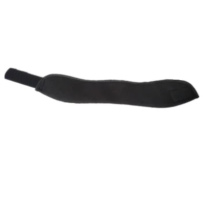 Factory Direct Sales Ice Hockey Player Basic Breathable Neck Guard Support Protective Ballistic Nylon Black L Size Bellter