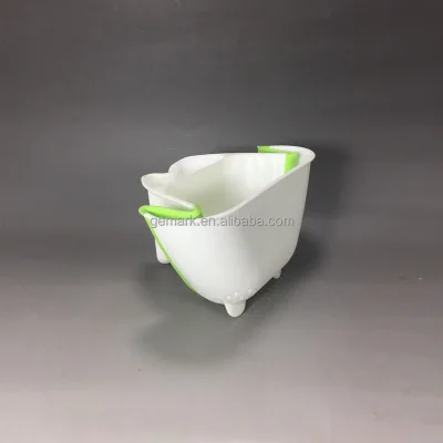 Modern Square Home Kitchen Collapsible Prep Colander Foldable Strainer Eco-Friendly PP TPR Drain Basket