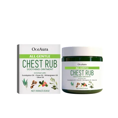OEM Chest Rub Soothing Cream Gentle Ingredients Improve Chest Discomfort Soothing Muscle Pain Refreshing Non-sticky Body Care