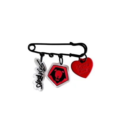 Linda wholesale K-POP Devil Hunter Saja Acrylic Badge Animated Character Brooch Accessories
