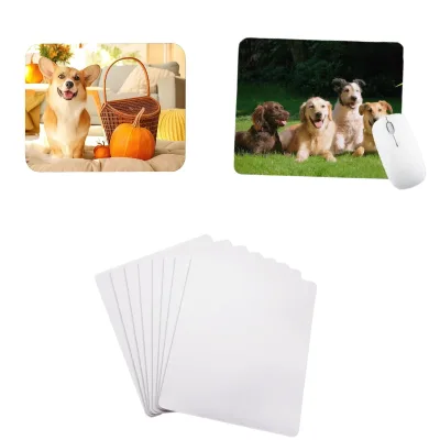 22*18*0.3CM Sublimation Blank Rectangle Shape Mouse Pads Heat Transfer Mouse Mats Square Mouse Mats