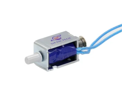 Wholesale miniature solenoid open frame Stroke 4mm force 3N 12v for hotel smart cabinet magnetic