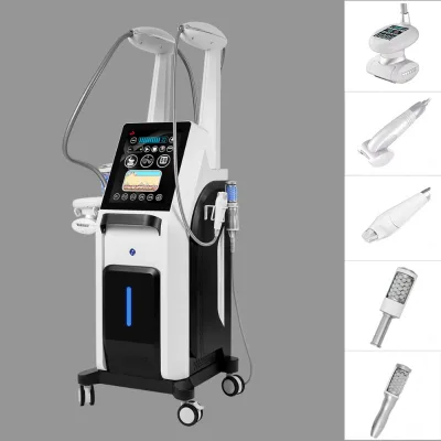 Multifunction Vacu Roller Inner Ball Roller Cellulite Removal Body Contouring Slimming Machine with 5 Heads
