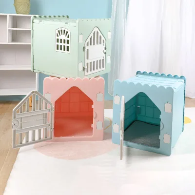 Best-selling Breathable Cool Plastic Dog House Popular Indoor Pet Cage All Seasons Use