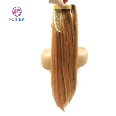 FURINA Pluffy Wrap Around Ponytail Synthetic Hair Colorful 24 INCH Soft Ponytail Synthetic Extensions for Women