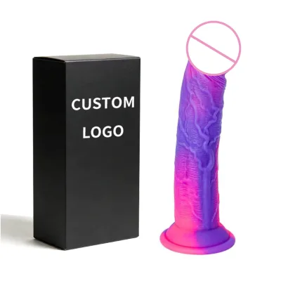 Realistic Silicone Dildo Suction Cup-Waterproof Eco-Friendly Soft for Women Lesbians-Entry-Level Adult Sex Toy