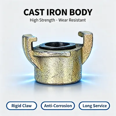 Short Dragon Claw Quick Coupling Steel 1.2 Female Thread Sandblasting Abrasive Pipe Connector Sand Blast Machine Fitting Born
