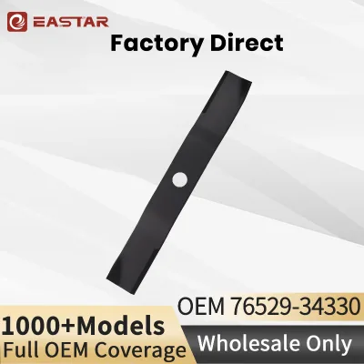 Replacements 76529-34330 K5615-34330 Fits Kubota RCK54-18Z RC54-G20 54" Deck, 18 5/8" x 1 1/8" Center Hole High Lift Blades