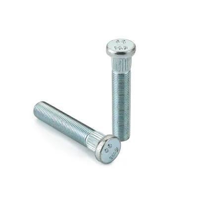 Threaded M12x1.25 Wheel Stud Alloy Steel Stud Bolt Heat Treated OEM Replacement Knurl Stud Press in Stud