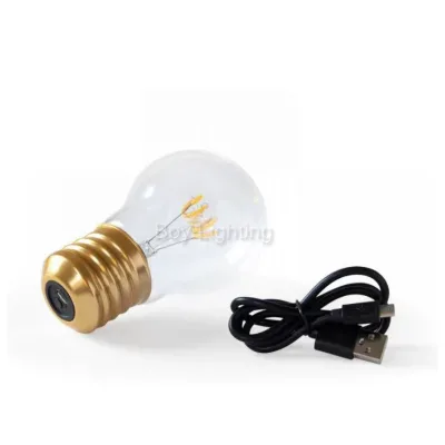 Smart Bulb With USB Cable Decorative Cartoon Night Light Usb Rechargeable Led Bulb