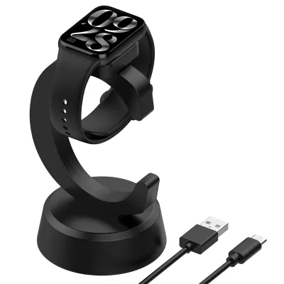 Eraysun Charger Dock Station Redmi Watch5 Active/Lite Portable Power Adapter USB Cable Smart Watch Band Accessories TPE+TPV