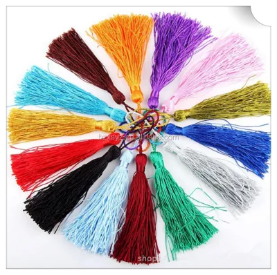 2024 Factory Wholesale Colorful Simple Polyester Small Tassels