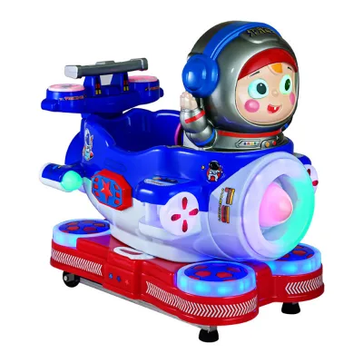 New Commercial Spaceplane Kiddie Ride Coin Operated Kids Swing Ride for Mall Playground