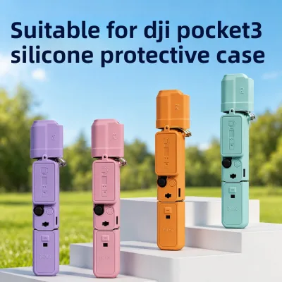 Camera Body Lens Silicone Cover Accessories for Compatible with DJI Pocket 3 Protective Case Osmo Pocket Gimbal