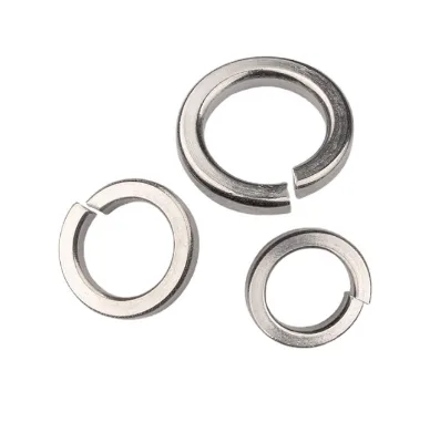 304 Stainless Steel Spring Washer Elastic Opening Gasket with High Durability