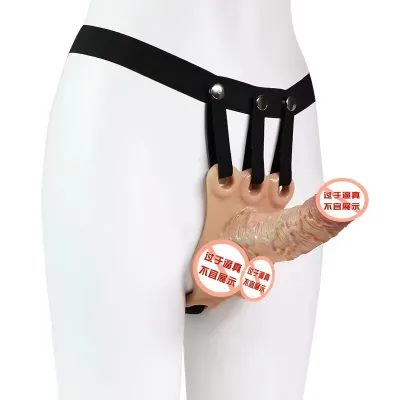 Wear Silicone Pants Female Lala Solid Wearable Penis Real Sex Toys