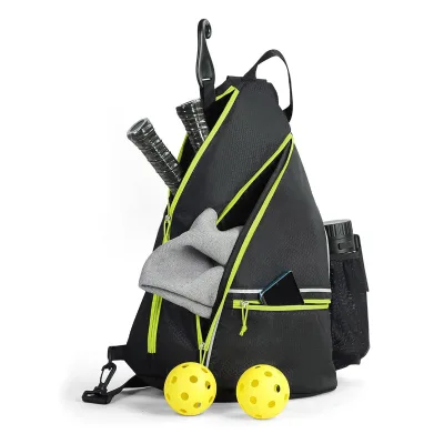 New Coming Waterproof Pickleball Racket Paddle Sling Bag Sports Shoulder Bag Pickleball Paddle Bat Sling Bag