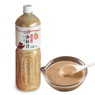 2023 BEARY CHINA 1.5L 500g 230g BRC-A BSCI IFS Certificate NON-GMO Roasted Sesame Salad Dressing