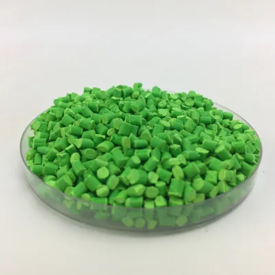 Blow Molding Green Masterbatch Color Granules for Outdoor Slide Metallic Green Masterbatch Color Plastic Granules