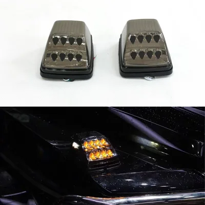 G Class W463 G500 G63 G550 Car Accessories Running Water Singal Light Fit 2000-2015 Year for Turning Light ABS+LED for W463