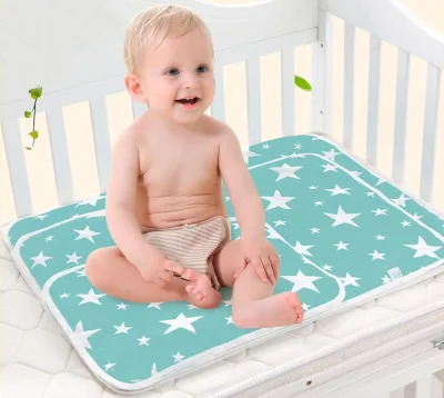 60*75cm Reusable Waterproof Baby Changing Pad Multiple Sizes Custom Colors Washable Non-Slip Mattress Pad for Infants Toddlers
