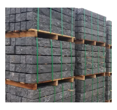 Factory Price Natural Black Basalt Granite G685 Stone Palisade Pineapple Picked  for Garden Fence Landscape Outdoor Decoration