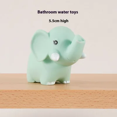 Cute Creative Cartoon Model Vinyl Animal Baby Bath Toy with Water Spray Kneading Dinosaur Custom Plastic Decompression Toy