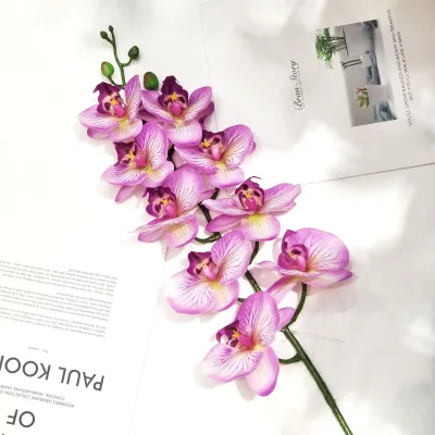 9 Heads Artificial Butterfly Orchid