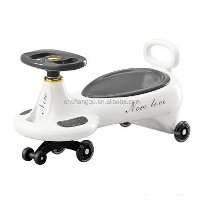 Vsuch Classic Style Kids Wiggle Swing Car Anti-Wear Silent Wheels Ride on Toy for Toddler Indoor Outdoor Play