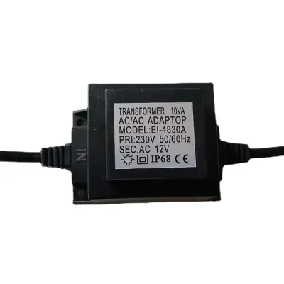Square Waterproof Circular Transformer 220 RPM 12V24V AC Transformer for Lighting Fixtures for Outdoor