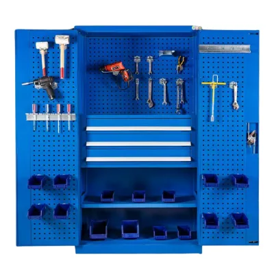 High Quality Tool Cabinet Heavy Duty Steel Tool Storage Cabinet with Shelves and Drawers for Workshop