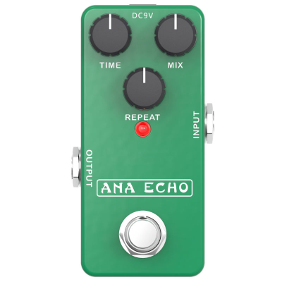 HUASHENG Mini Ana Echo Effect Pedal With True Bypass Switch Guitar Pedal
