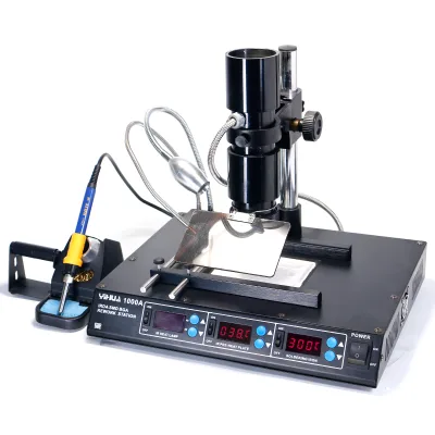 YIHUA 1000A Soldering Station BGA Rework Station Laptop Motherboard Repairing Tools BGA Machine IR Station 110V 220V EU US