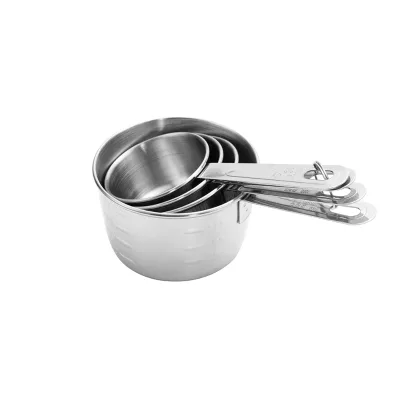 Four-Set Series Stainless Steel Measuring Spoons and 60/80/125/250ml Coffee Measuring Cup