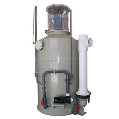 Protein Skimmers for Saltwater Aquariums, Hang on Back Protein Skimmer for Fish Tanks Water Flow Adjustable