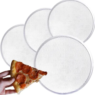 Aluminium Round Pizza Screen/ Pizza Mesh/Pizza Net With Competitive Price