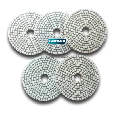 5 Steps Resin Bond Wet Diamond Polishing Pads for Marble