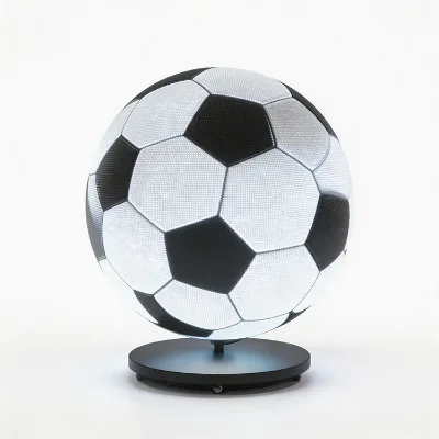IP43 P3mm Suspension installation Indoor Creative Sphere Digital LED Display Screen Used for Tourist Attraction
