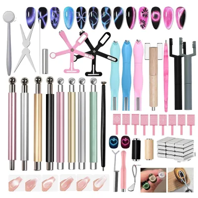 Nail Art Super-Strong Magnetic Cat-Eye Magnet Tool Versatile Designs Basic Packaging Essential Gadget Nail Art Wholesale