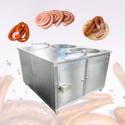 Automatic Electric Sausage Stuffer Eier Wurst Filler / Pork Sausage Process Machine