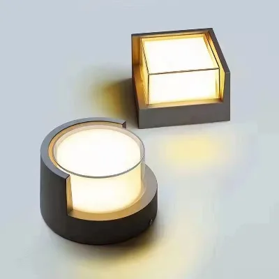 New Party Garden Led Wall Lamp Smart Ip65 Outdoor Pc Material