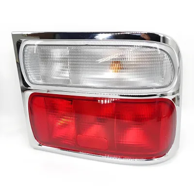 Coaster Rear Taillight Assembly Rear Combination Lamp Crystal Lampshade Electroplated Bright Side Mini Bus