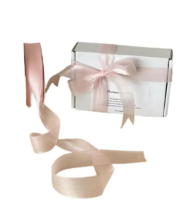 108-color Beige Cream-toned Polyester Satin Ribbon Party Wedding Decorations Gift Box Bouquet Wrappingcustomizable