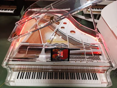 Digital Player Clear Grand Piano