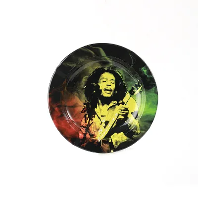 JL-108S Yiwu Jiju High Quality Wholesale OEM ODM Custom Printed Portable Metal Tin Modern Pocket Ashtray