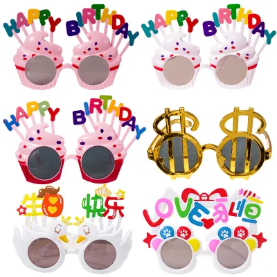 Novelty Birthday Glasses Birthday Photo Props Funny Sunglasses Party Favors
